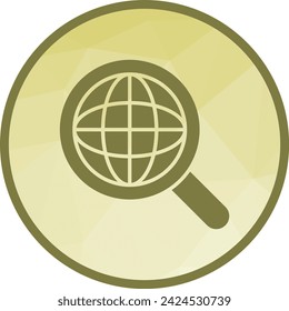 Global Search icon vector image. Suitable for mobile application web application and print media.