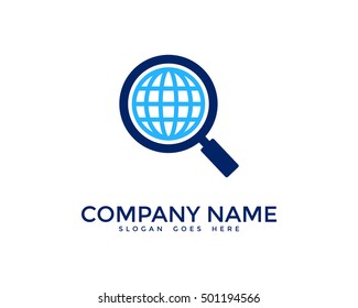 Global Search Logo Design Template