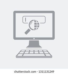 Global search on computer desktop