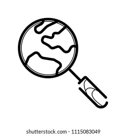Global search vector icon