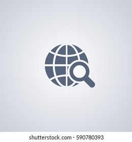 Global search vector icon