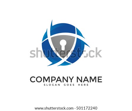 Global Security Logo Design Template