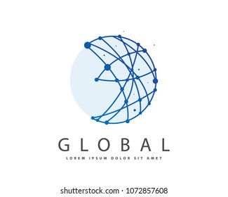 Global Share Icon Design Vector. 