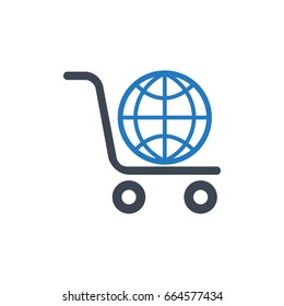 Global Shopping Icon