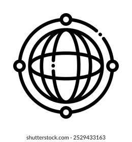 Global simple icons vector illustration