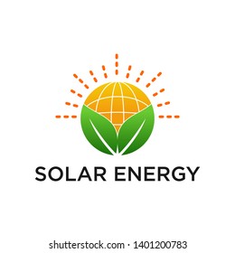 global solar energy logo vectors