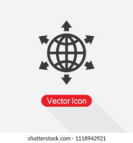 Global Solution Icon Vector Illustration Eps10