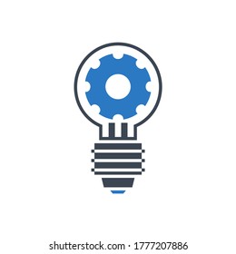 Global Solution Related Vector Glyph Icon. Isolated on White Background. Vector Illustration.