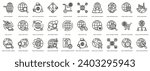 Global Sourcing vectors icon illustration for Global Procurement, International Sourcing, Supply Chain Globalization, Sourcing Strategy, Worldwide Suppliers, Global Supply Network