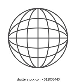 Global sphere of broadcasting concept