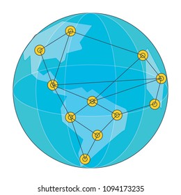 global sphere icon
