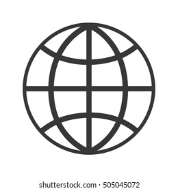 global sphere isolated icon vector illustration design