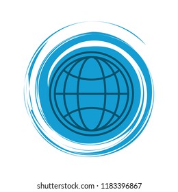 Global sphere symbol