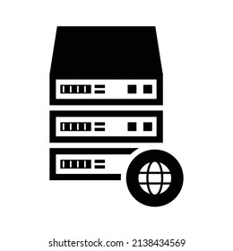 Icono de almacenamiento global Ilustraciones para el diseño de su sitio web, logotipo, aplicación, interfaz de usuario.