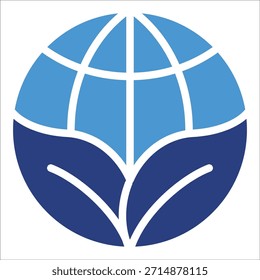 Globales Nachhaltigkeitssymbol für Design