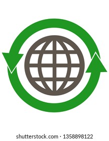 Global swipe icon