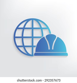 Global symbol design,clean vector