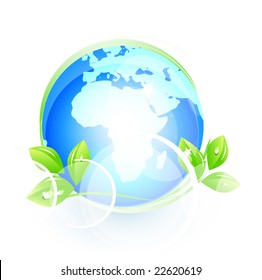 Global symbol. Place your symbol into circles