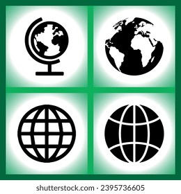 Global symbol Vector Design Art