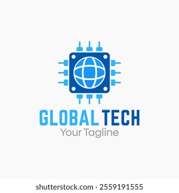 Global Tech Logo Design Template. Good for Business, Agency, Community and Organization.