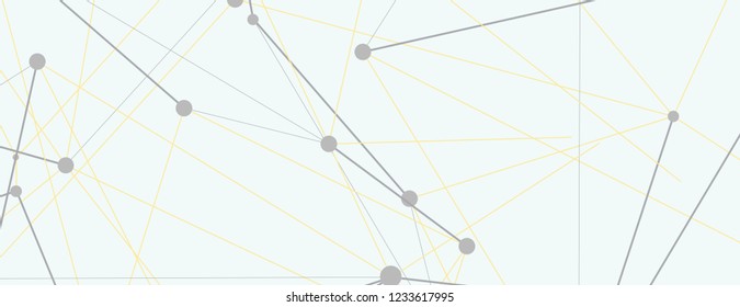 Global technology graphic background with connected lines and dots design.