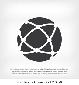 Global technology icon