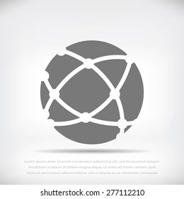 Global technology icon