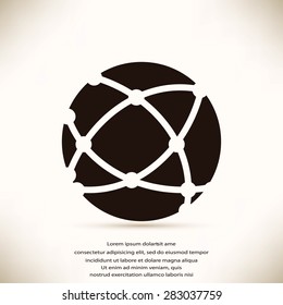 Global technology icon
