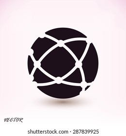 Global technology icon