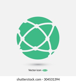 Global technology icon