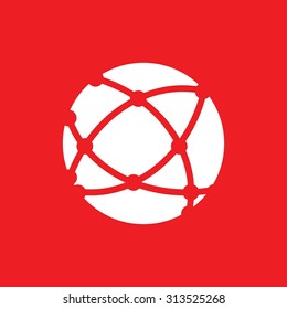 Global technology icon