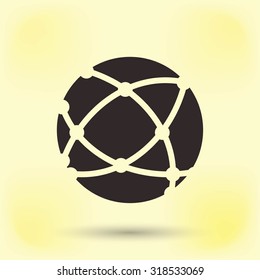 Global technology icon