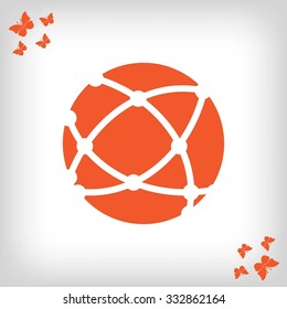 Global technology icon