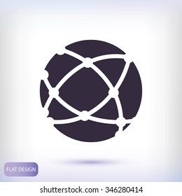 Global technology icon