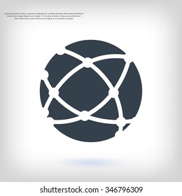 Global technology icon