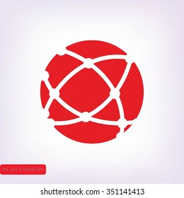 Global technology icon