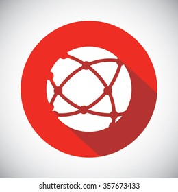 Global technology icon