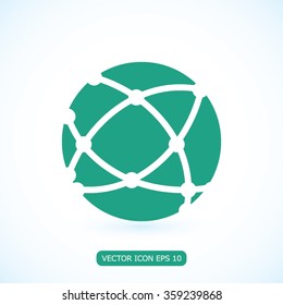 Global technology icon