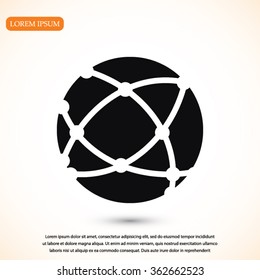 Global technology icon