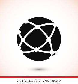 Global technology icon