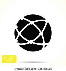 Global technology icon