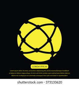 Global technology icon