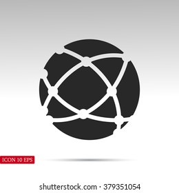 Global technology icon