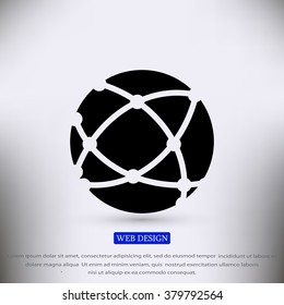Global technology icon