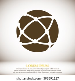 Global technology icon