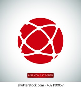 Global technology icon