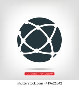 Global technology icon