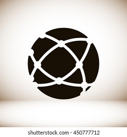 Global technology icon