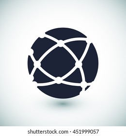 Global technology icon