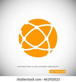 Global technology icon